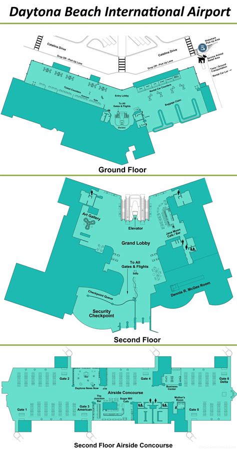 daytona beach international airport|daytona beach international airport map.